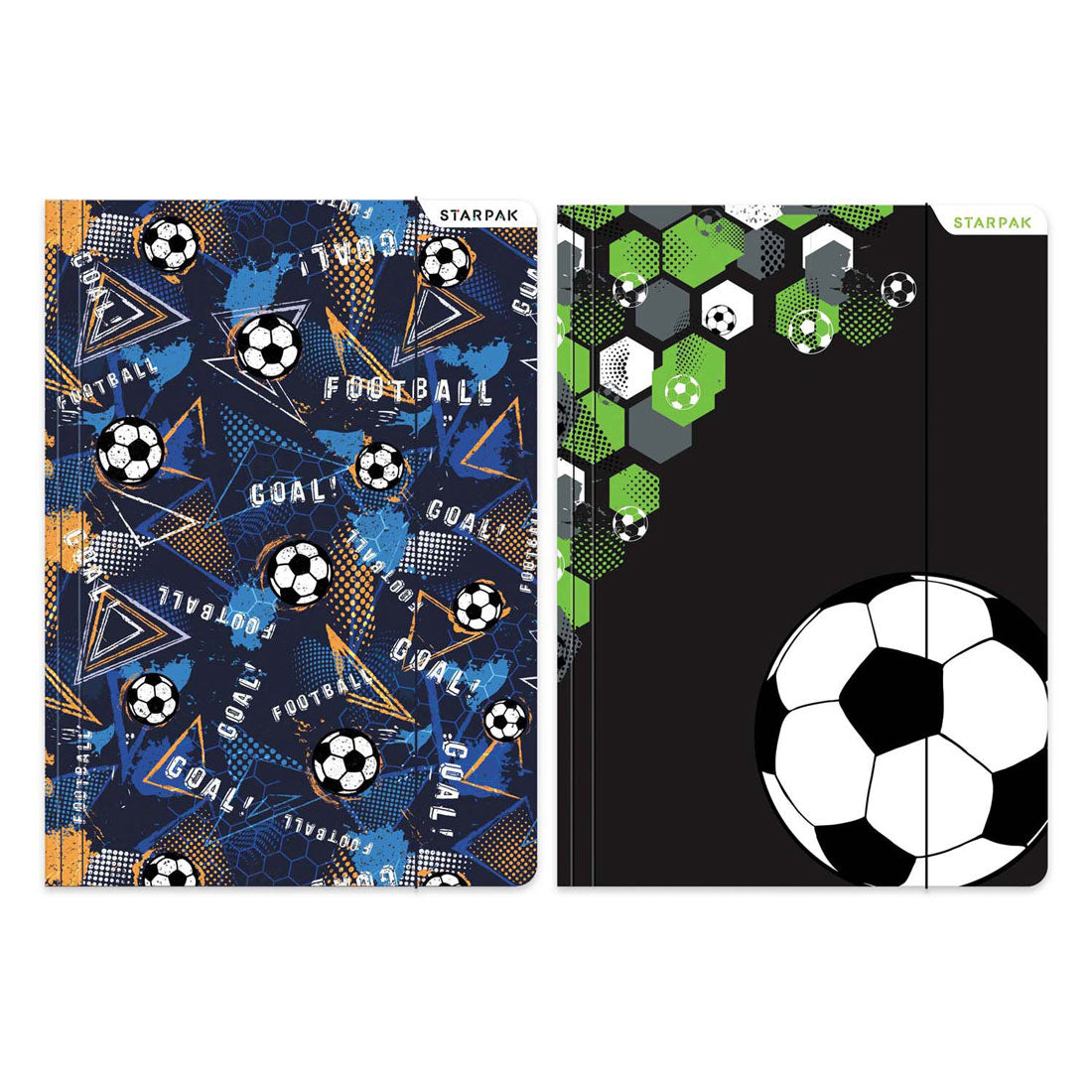 Cartella con stampa calcio A4 elastica