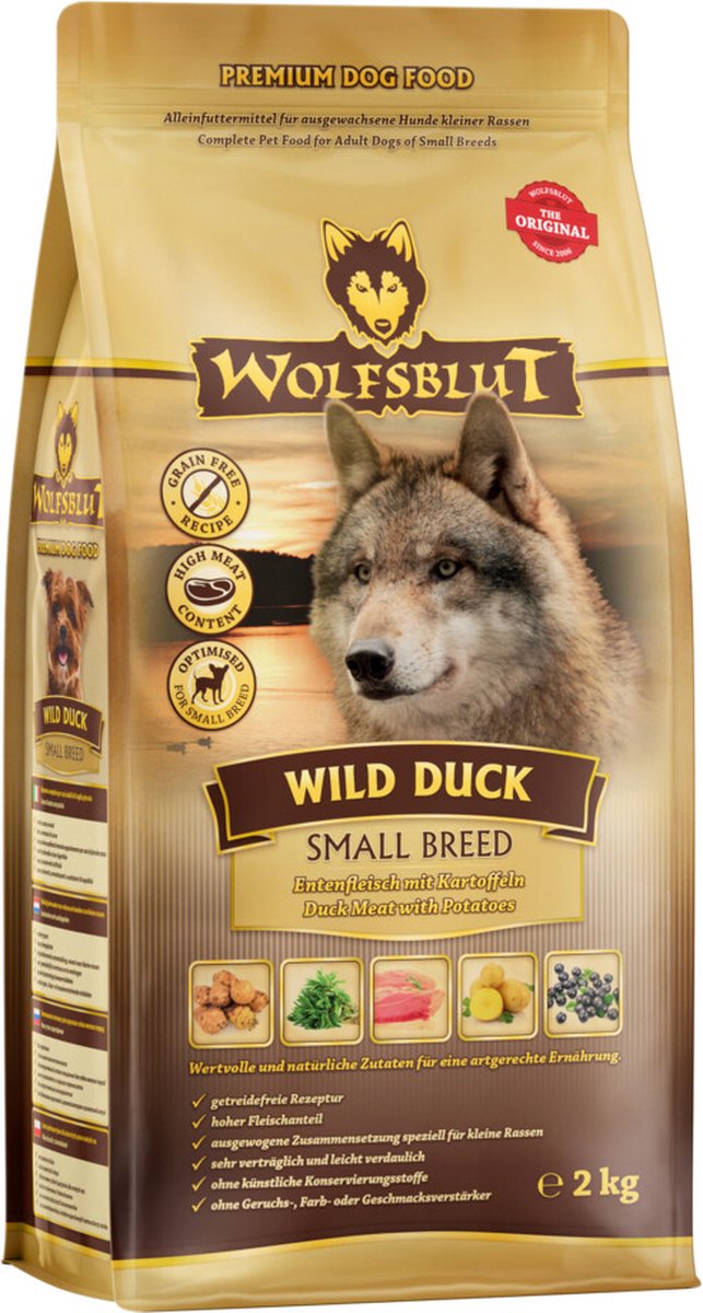 Wolfsblut anatra selvatica s-larga 2 kg