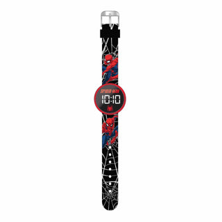 Orologio Accutime Spiderman LED rotondo | 3 pezzi
