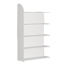 Set di 5 ripiani e parete posteriore Kerkmann 100x325x19cm bianco
