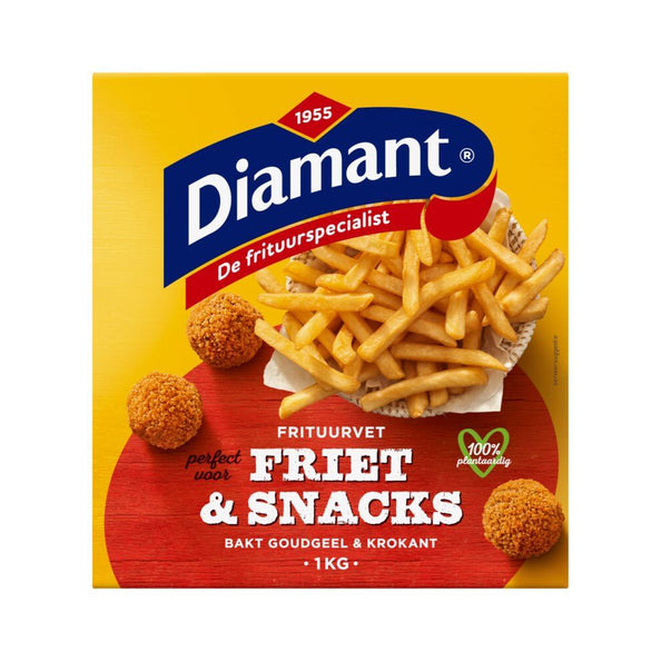 Diamant frituurvet friet snacks (12x 1kg)