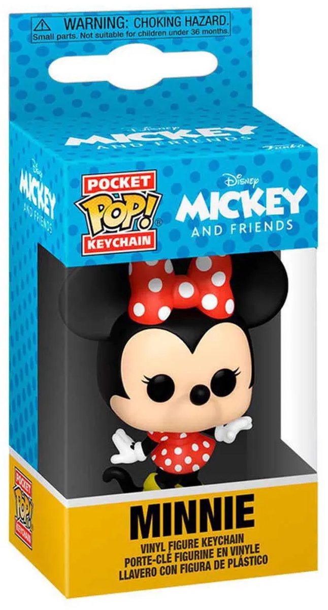 ¡Funko pop de bolsillo! llavero: clásicos de disney - minnie