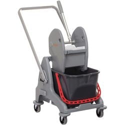 Secchio con ruote taski 17 litri grigio