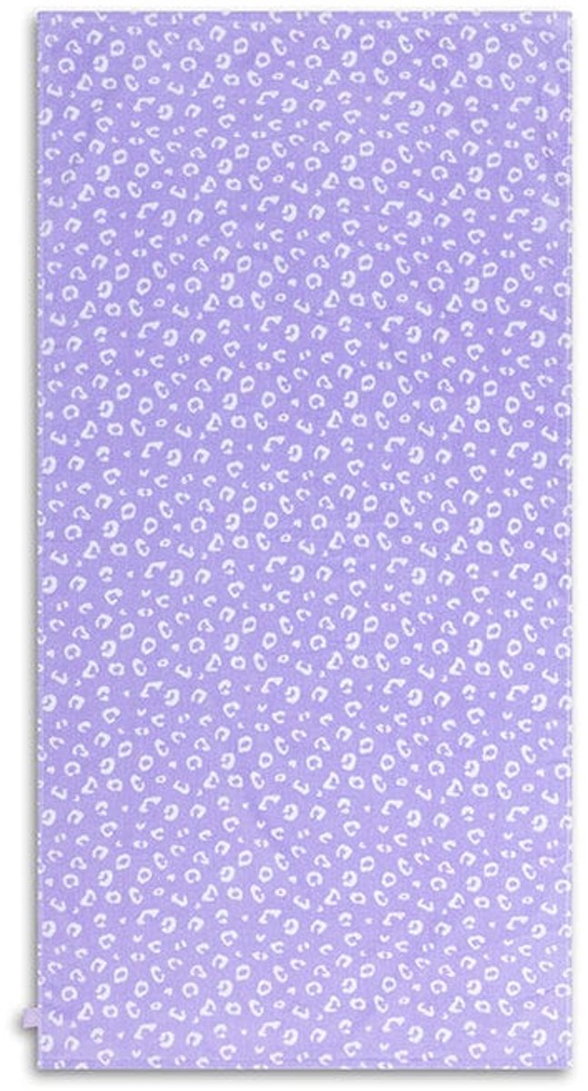 Leopardo | Asciugamano di cotone Lila 135 x 65 cm