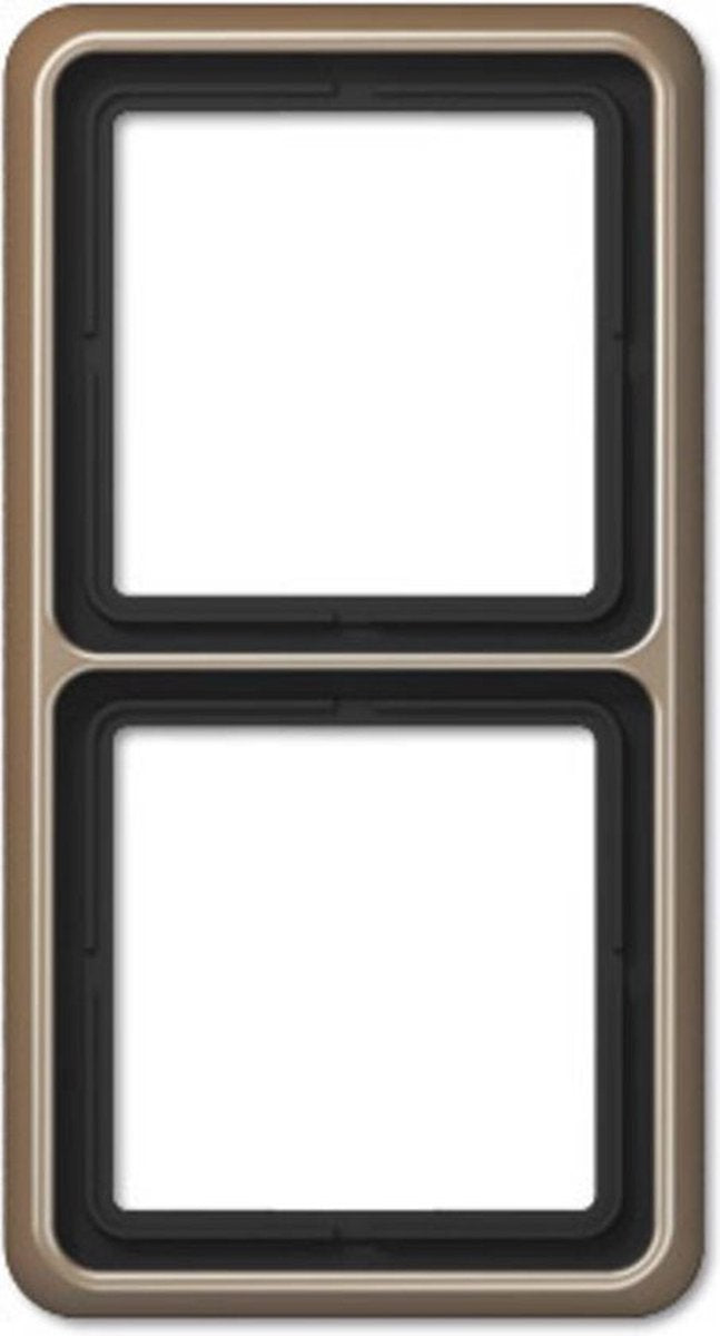 Jung CD582GB marco de cubierta 2x bronce 1 pieza(s)