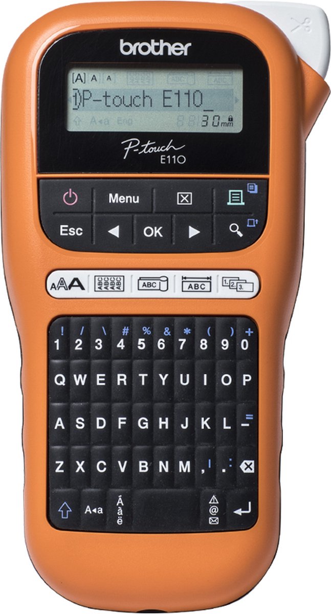 Stampante per etichette Brother pt-e110vp termica diretta a colori 180 x 180 dpi