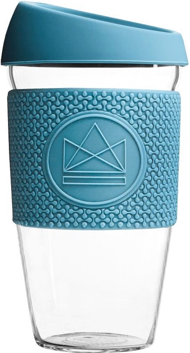 Cactus neón - vaso de cristal supersónico 450ml