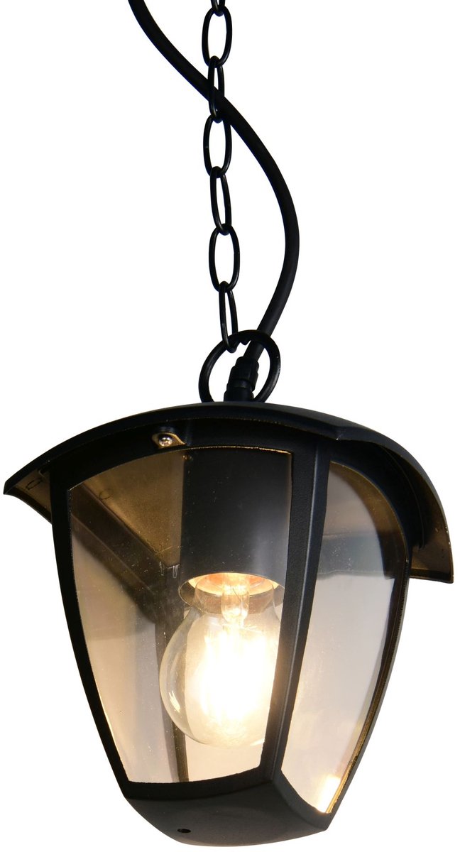 Trio venta - lampada a sospensione - nero opaco - escl. 1x e27 4 w - montaggio a soffitto - illuminazione da esterno - ip44