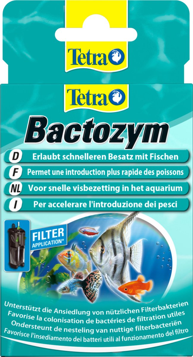 Tetra aqua bactozym - miglioratori dell'acqua - 10 pezzi