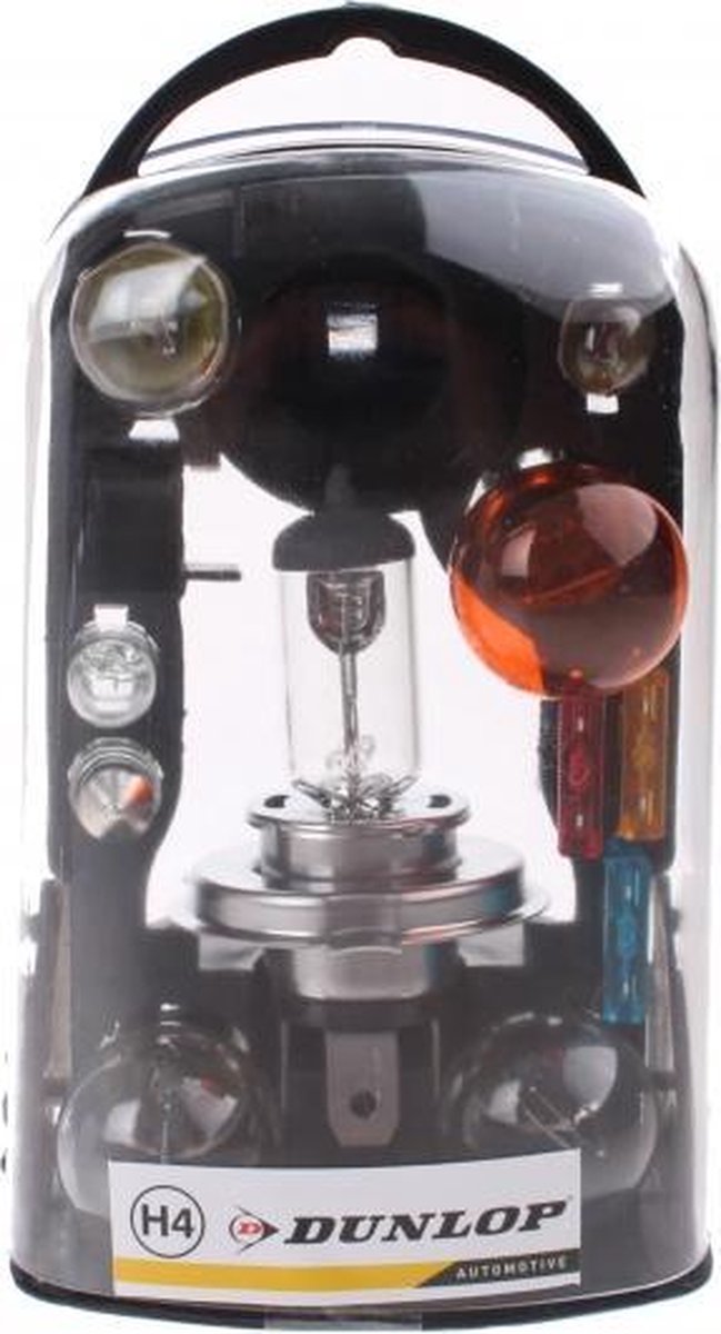 Lampadina Dunlop per fusibile auto h4 12 v (11 pezzi)