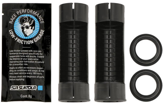 Srsuntour sr suntour - service kit stof afdichting en plastic sleeves ø 28mm fka122-93