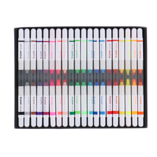 Bruynzeel - Felt -Tip Penne Twin Point 20 pezzi