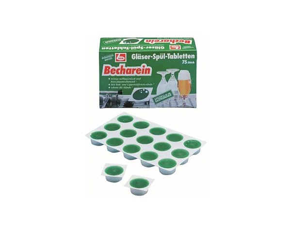 Dr. becher pastiglie detergenti per bicchieri da birra (75 pezzi)