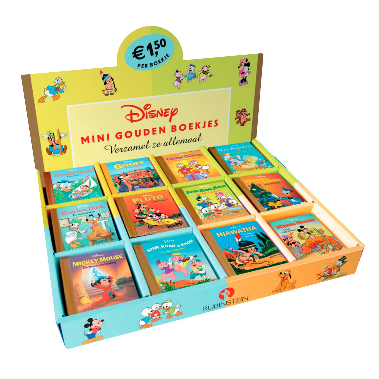 Mini folletos dorados de Disney, 60 piezas.