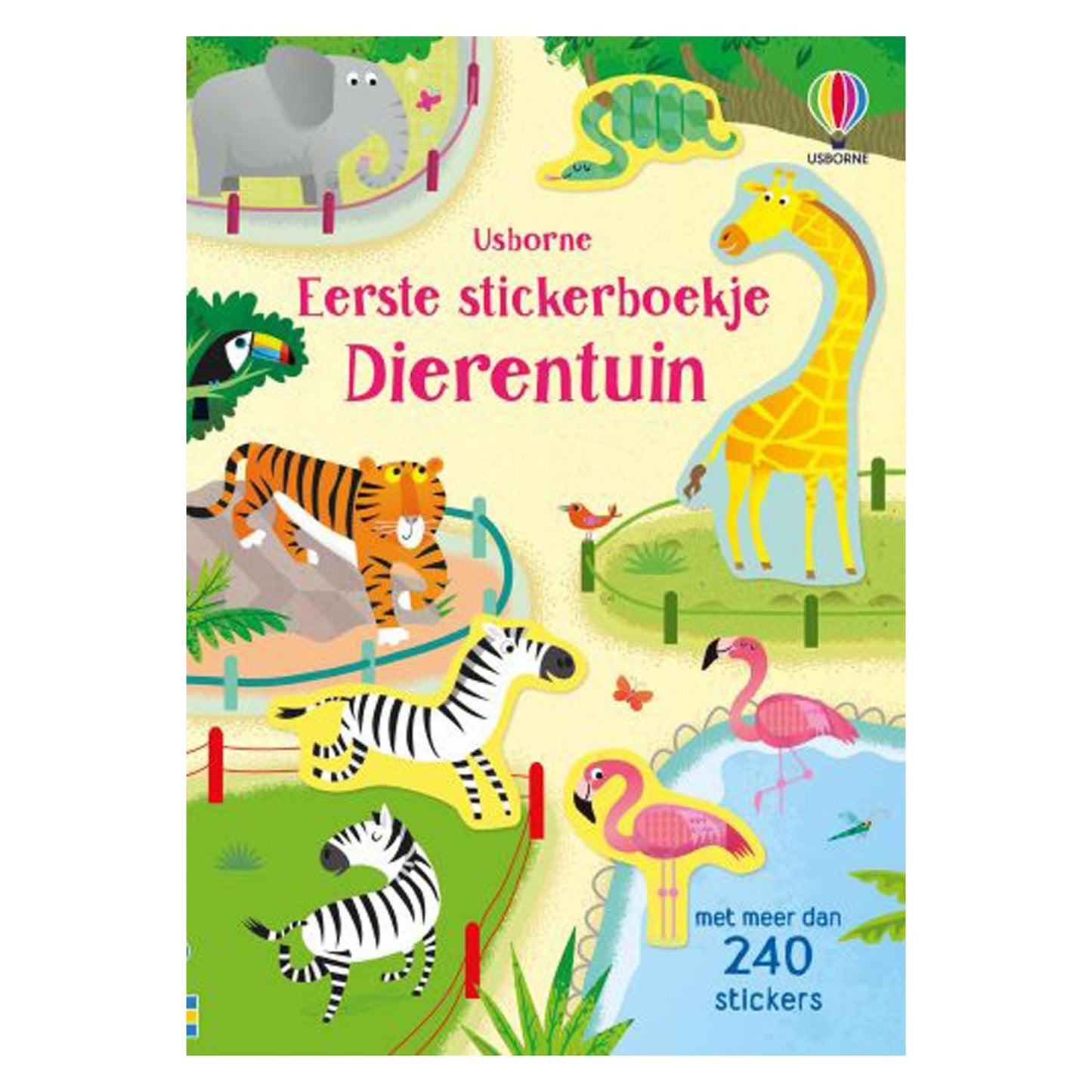 Primer folleto de pegatinas zoológico
