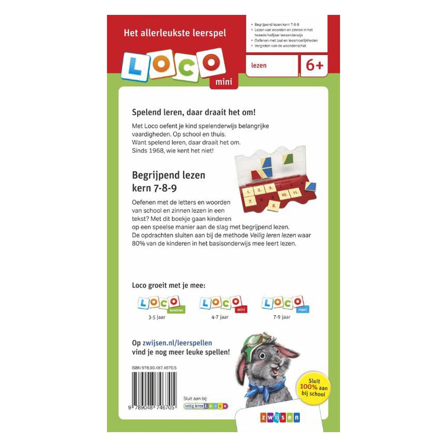 Mini Loco Safe Learning to Read Readension Reading Core 7-8-9