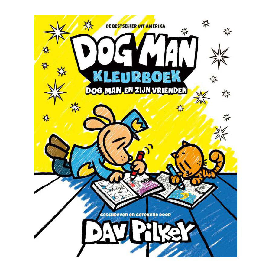 Libro da colorare di cane uomo degli editori WPG libro da colorare