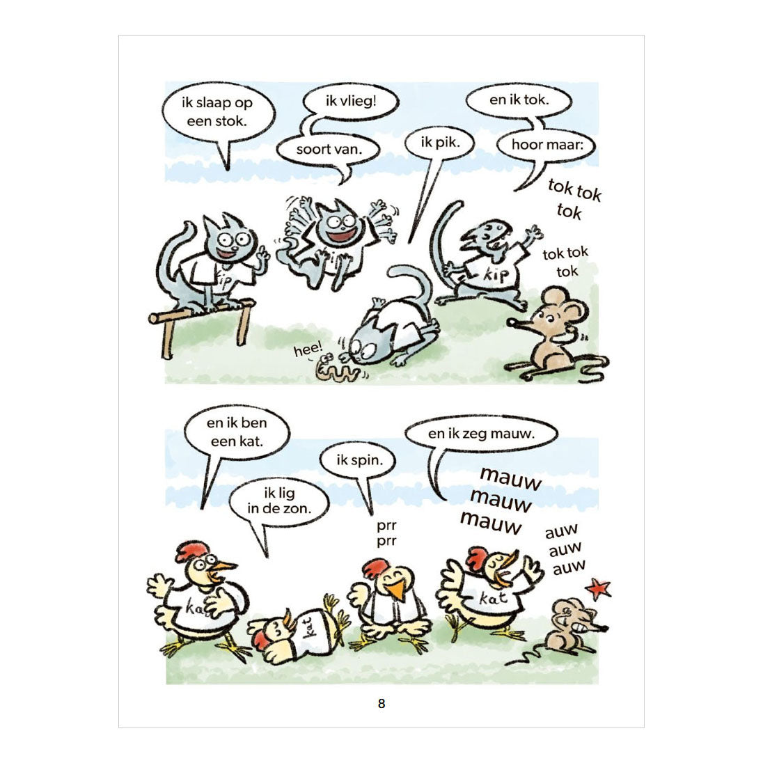 Editores WPG pollo y gato - cómic avi m3