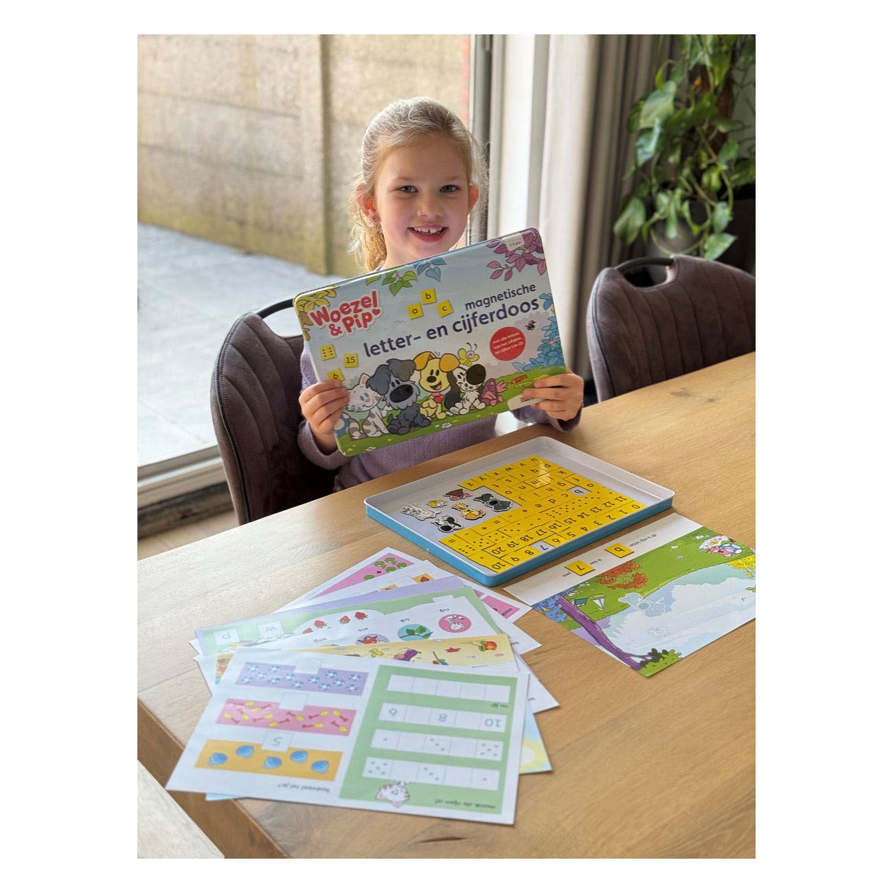 Woezel e pip Woezel pip casella magnetica per lettere e numeri