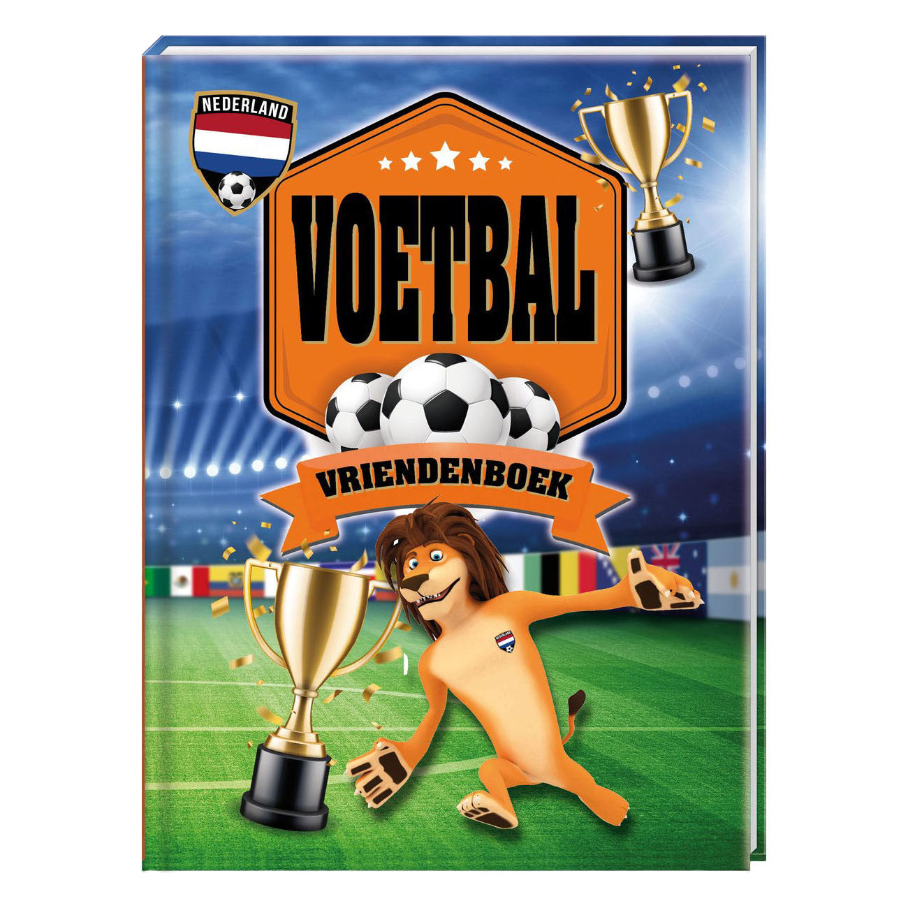 Libro de amigos - fútbol naranja