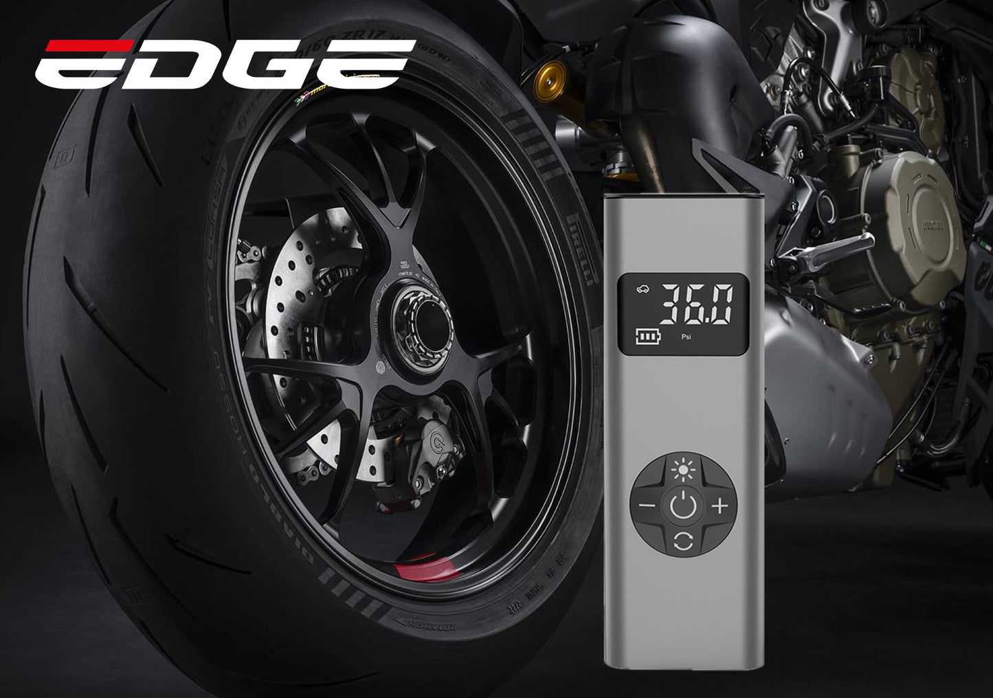 Batería Electrice Compressor Edge Ride MS22 Gray