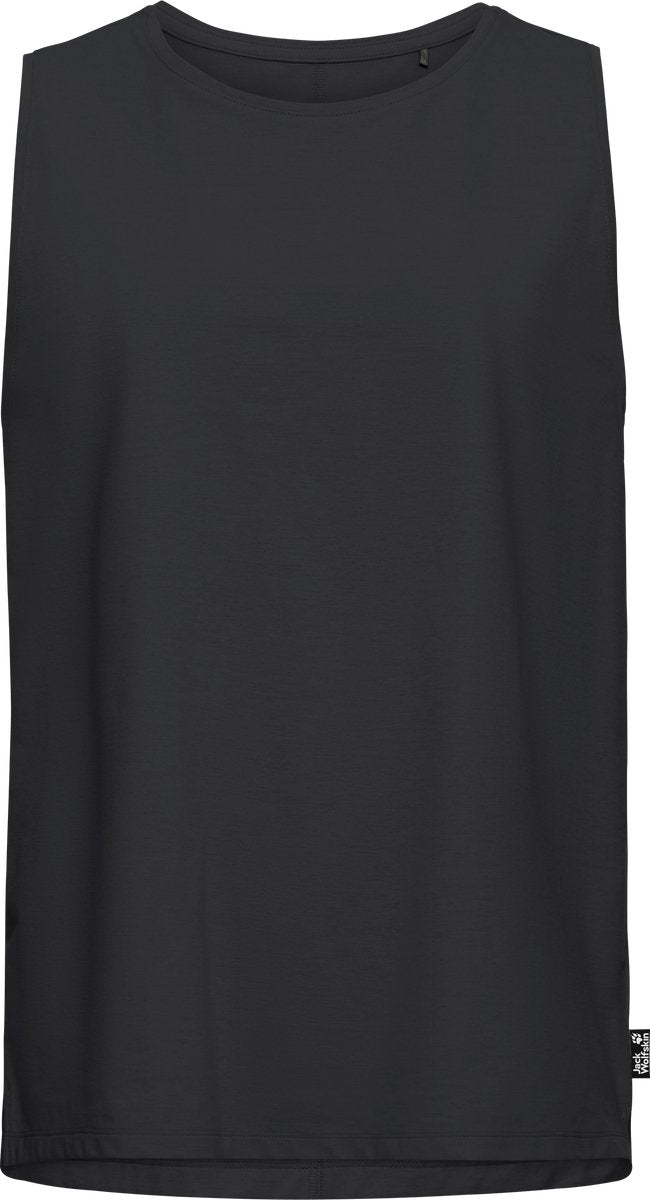 Canotta da viaggio Jack wolfskin con camicia da esterno da donna-nera