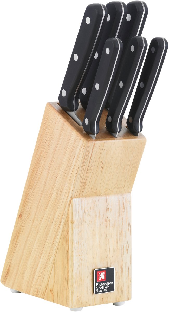 Richardson Sheffield - set coltelli da cucina - incluso ceppo coltelli - 6 pezzi