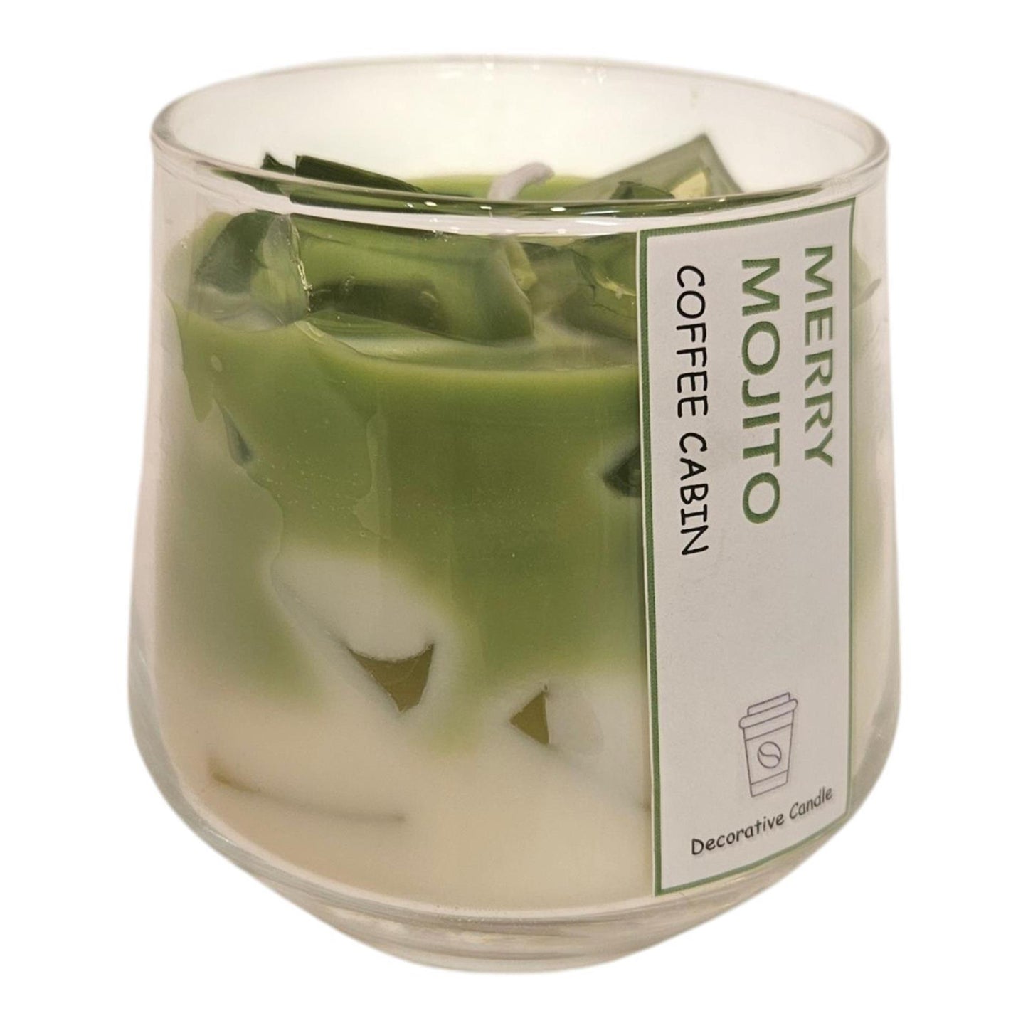 Mansión atmósfera vela perfumada cristal merry mojito 8,4x11,5cm