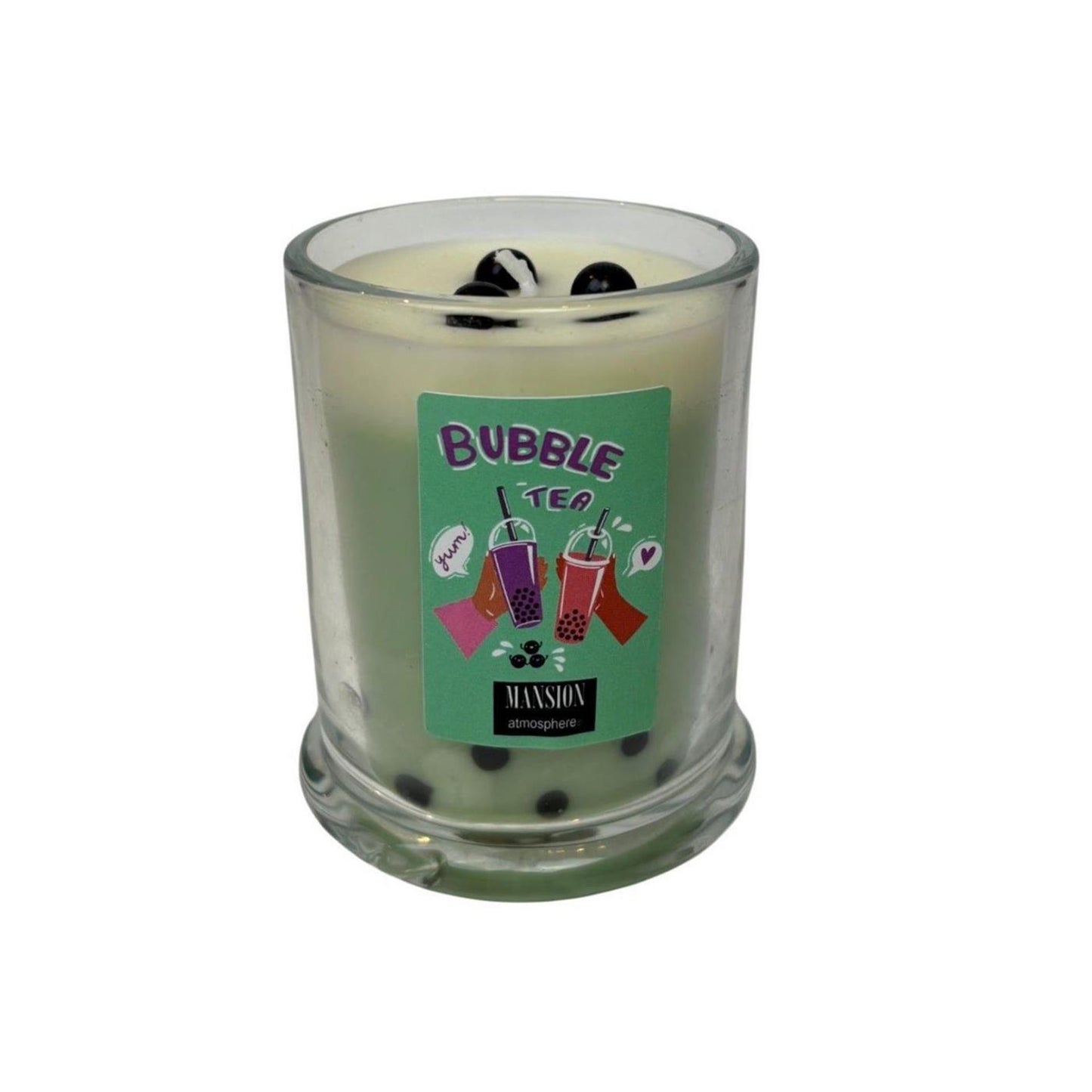 Vela perfumada atmósfera mansión boba té verde ø7,7xh9,2cm