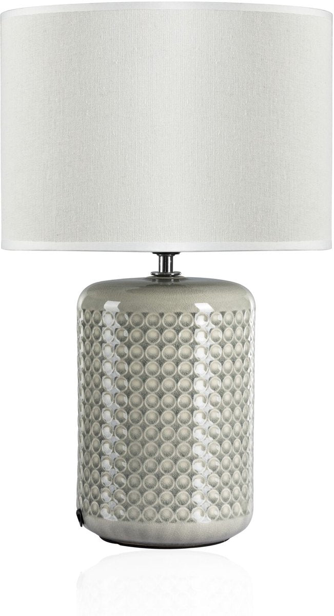 Pauleen led tafellamp go for glow - e27 - max. 20w - woonkamer, slaapkamer eetkamer - beige grijs groen