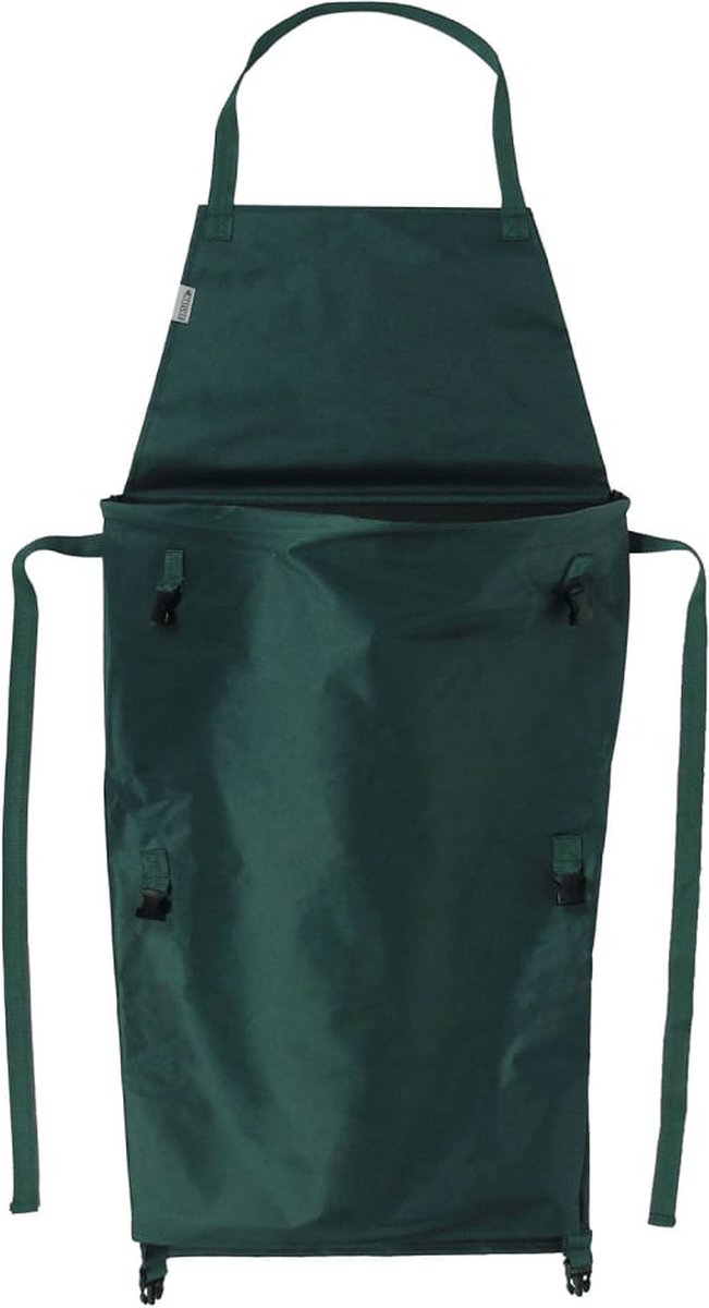 Nature Nature Garden Apron con borsa pieghevole 130x55 cm verde