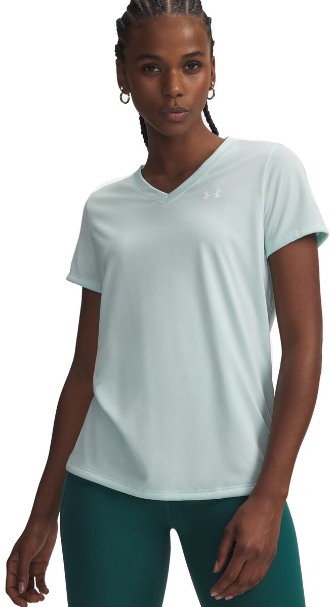 Under armour tech ssv - camiseta deportiva de mujer color sólido - refresco menta - blanco