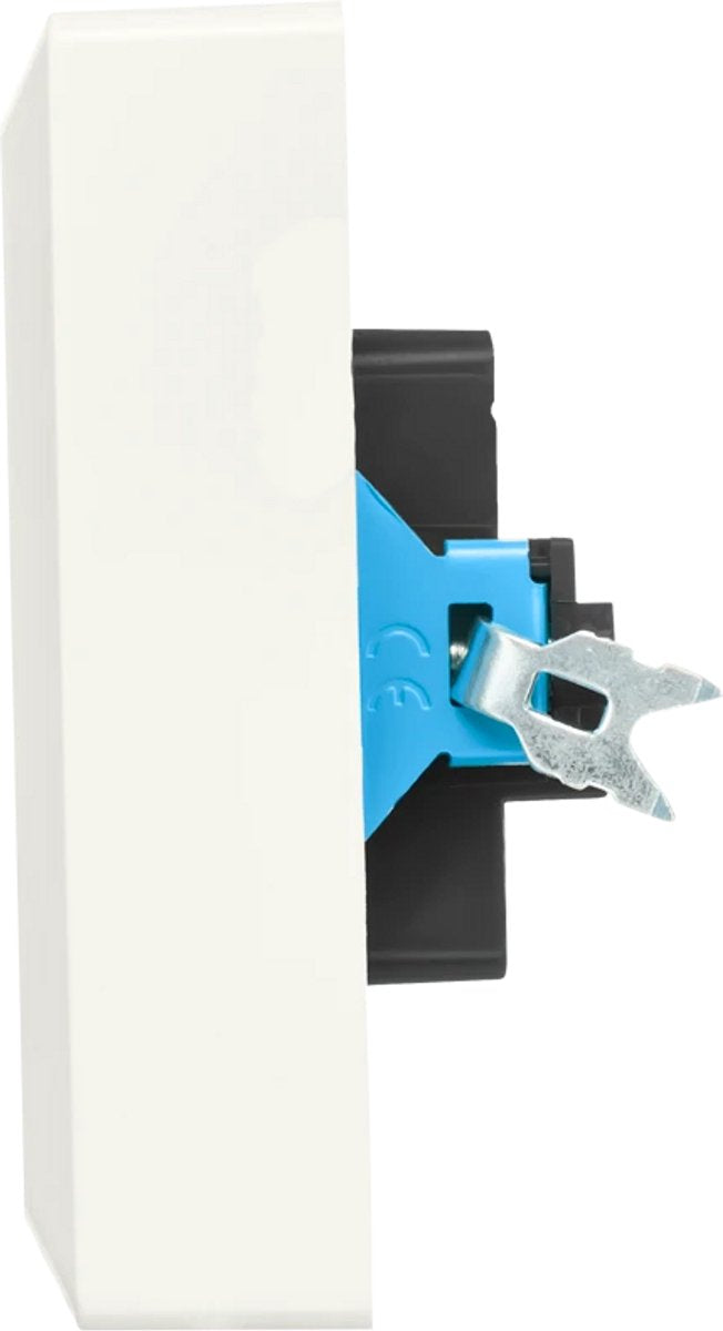 Ion industries - toma empotrable de superficie - 2 vías - ra - usb-a + usb-c alpin blanco