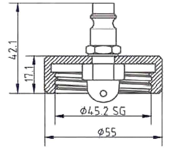 Comió conector de ventilación 20