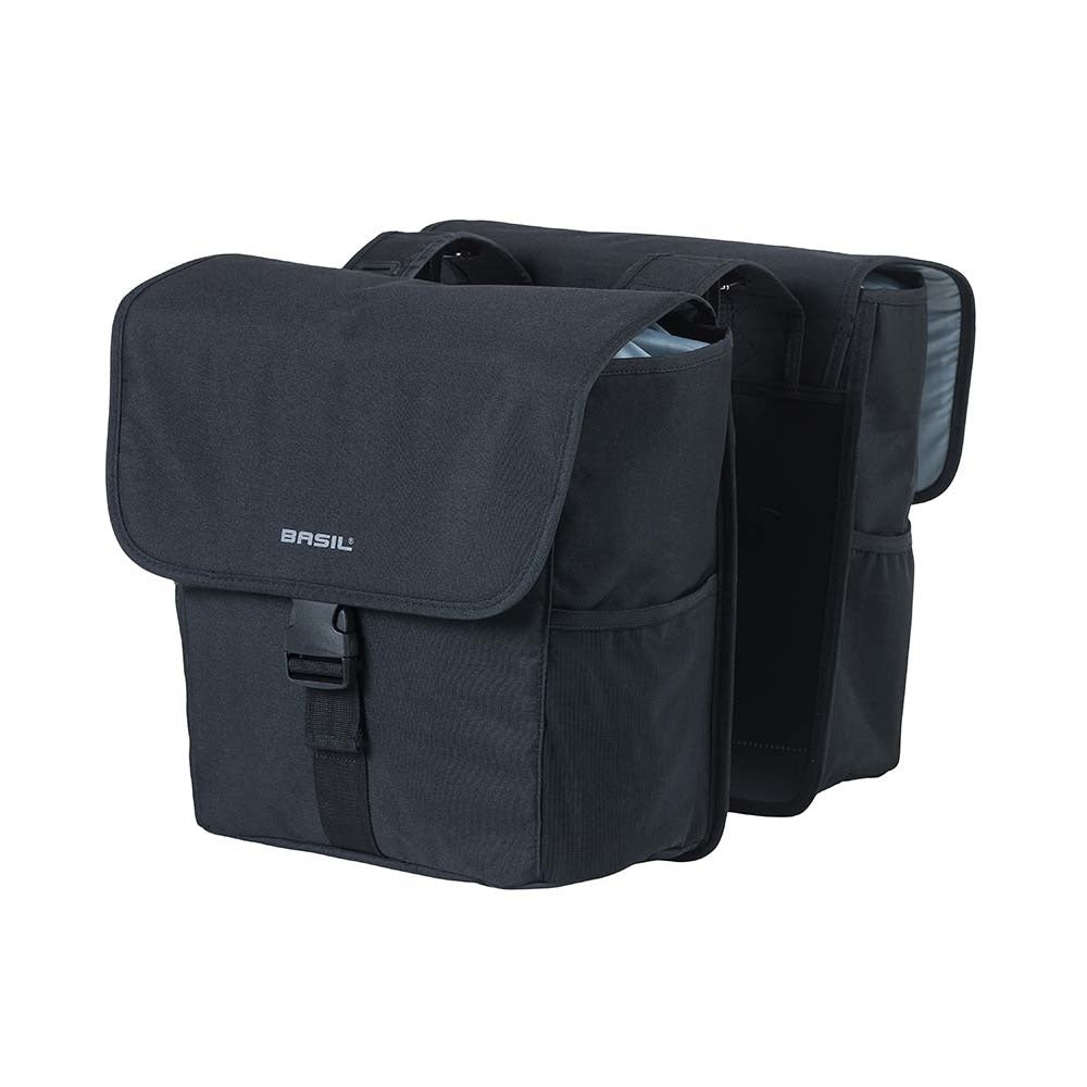 Basil Go Double Bicycle Borse - 32L - Nero