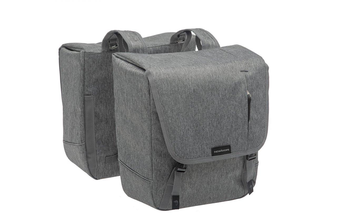 Grigio Nova Double - Borsa per biciclette doppia, acqua -repo, 32L