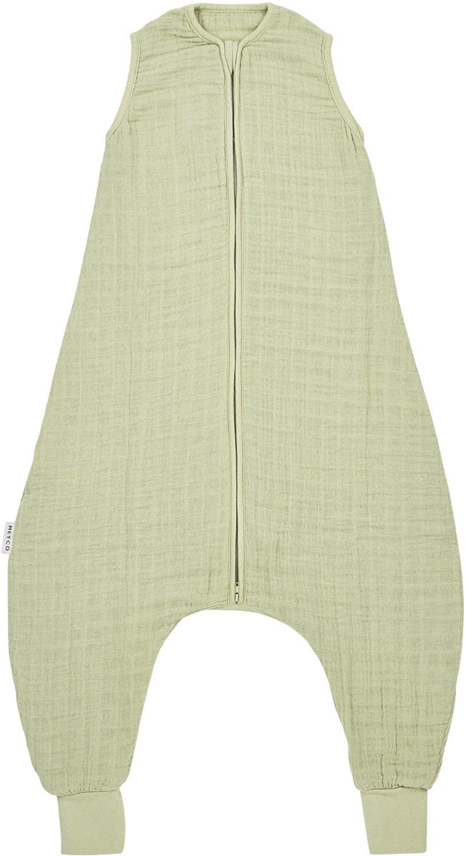 Meyco bebé - 104 cm - mono liso para dormir de verano para bebé - hidrofílico prelavado - oliva suave - 104 cm