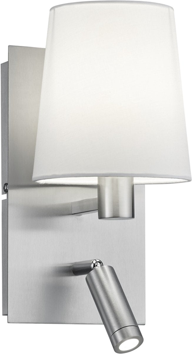 Lampada da parete con paralume Trio merlot - e14 - 1 luce - d 175 mm - acciaio