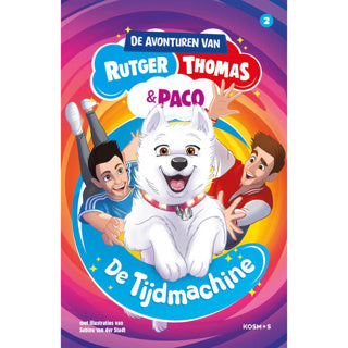 Libro Rutger, Thomas y Paco la máquina del tiempo tapa blanda