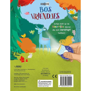 Rebo editori di libri di ricerca interattiva Forest Friends with Flashlight