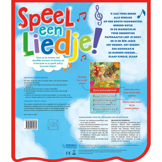 Los editores de rebo tocan un libro de piano de canción