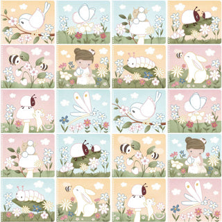 Libro para colorear mágico little dutch rosa 30 páginas que incluyen 3 crayones