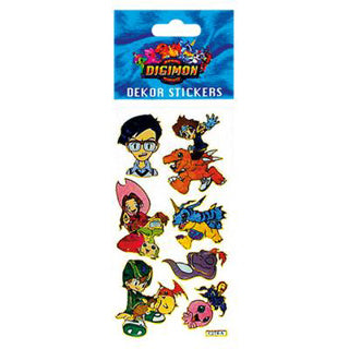 Pegatinas digimon gran surtido