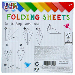 Creative Craft Group plegable Hojas de 15x15 cm 120 piezas