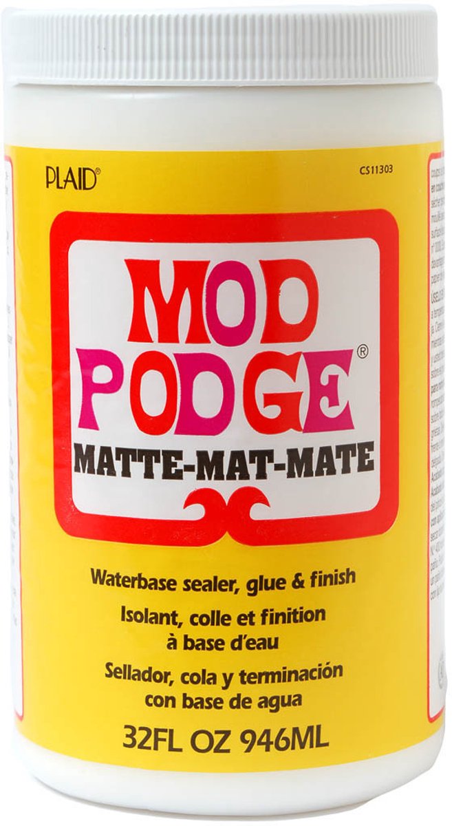 Mod podge matt - vernice adesiva e sigillante in uno - 946 ml