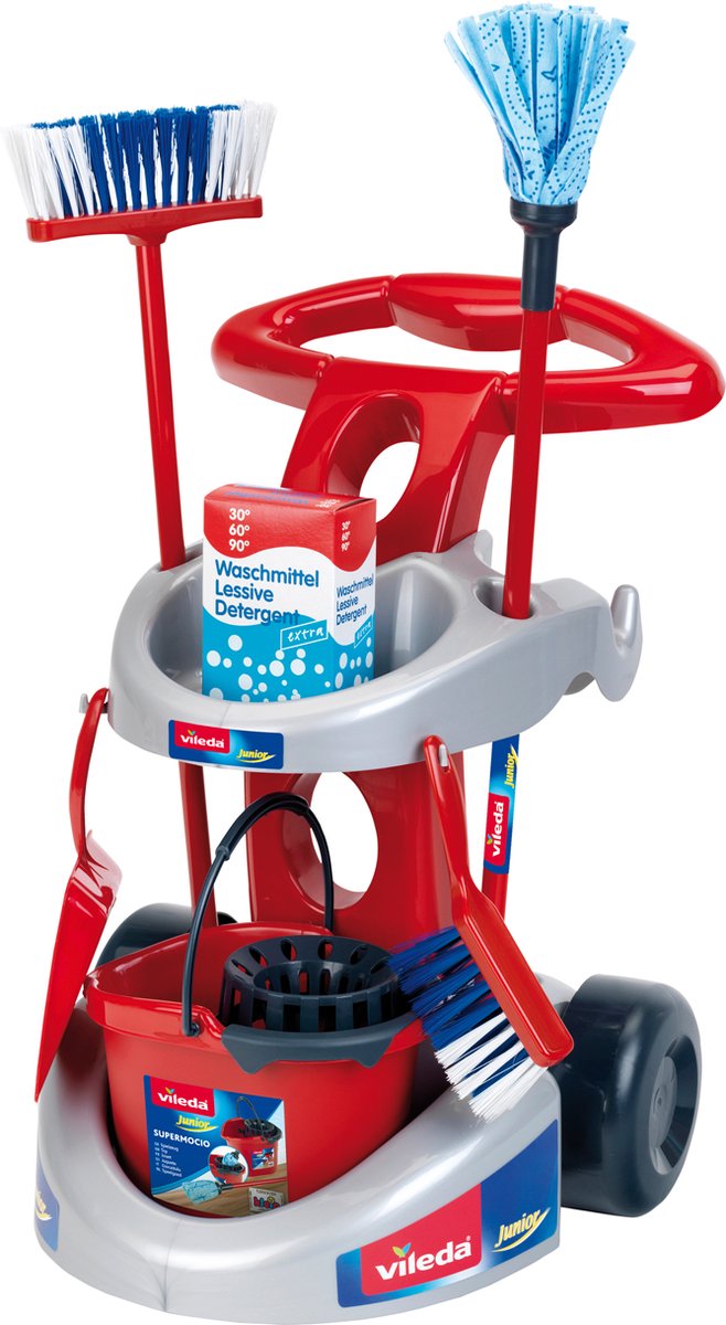 Theo Klein Vileda Toy Cleaning Cart
