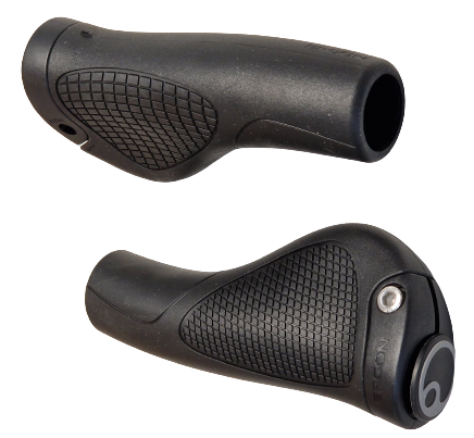 Gazelle Hand Set gp10 gp-1 ergon 130mm nero grigio UEM
