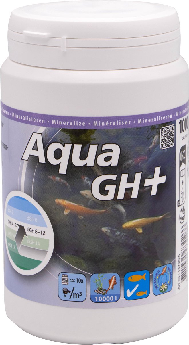 Ubbink ubbink vijverwater trattamento aqua GH+ 1000 g per 10000 l