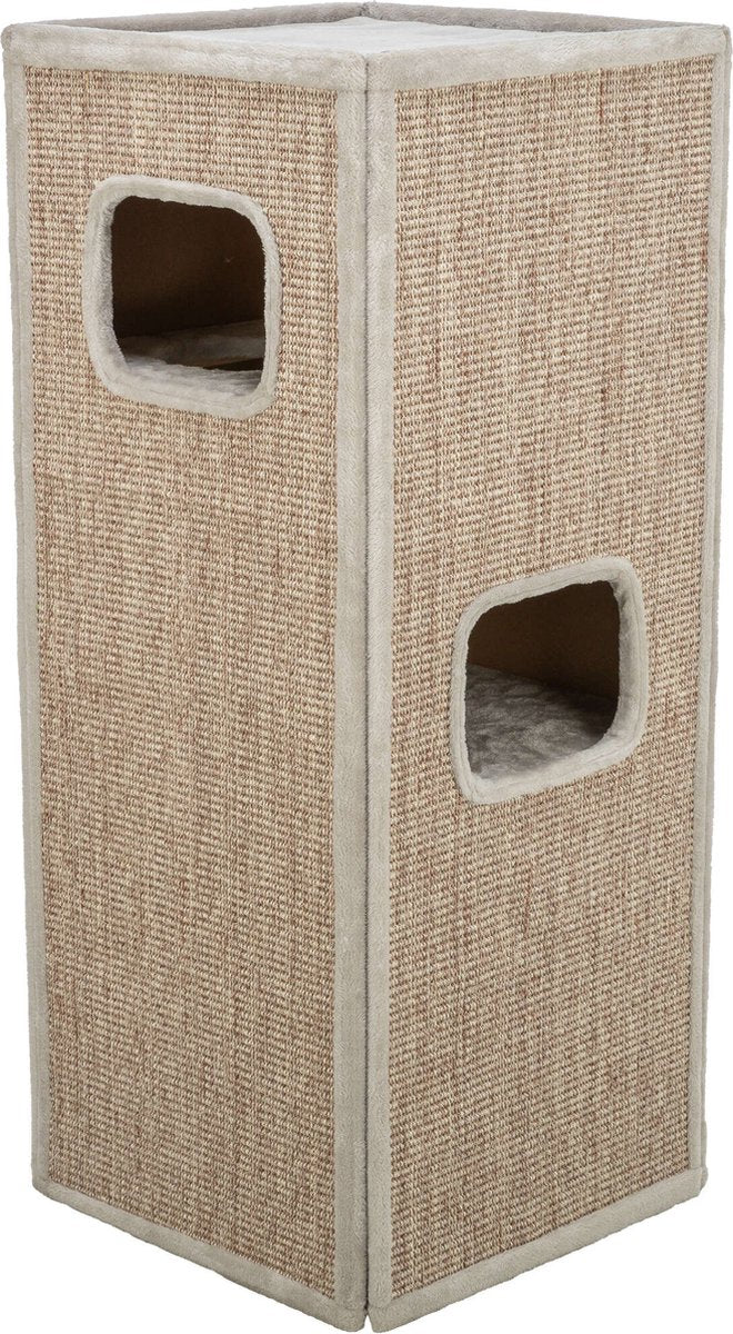 Trixie - rascador torre para gatos juno - gris - 116 cm