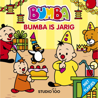 Libro cartonato con alette Studio 100 bumba: compleanno di bumba | 2 pezzi